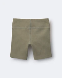 Toddler Girl Brooklyn Bike Shorts - Olive