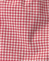 Toddler Boy Recycled Swim Trunks in Red Gingham