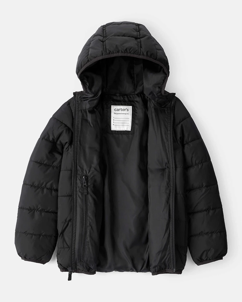Kid Packable Hooded Puffer Jacket