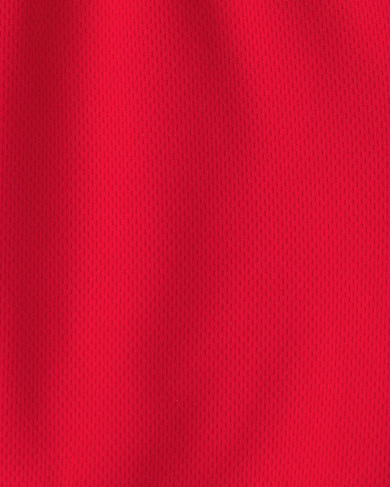Toddler Boy Mesh Active Shorts - Red