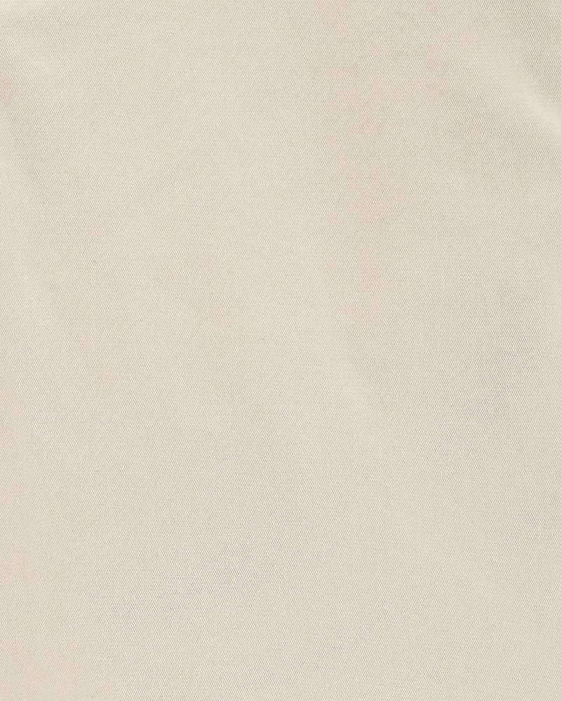 Girls Stretch Chino Shorts - Khaki