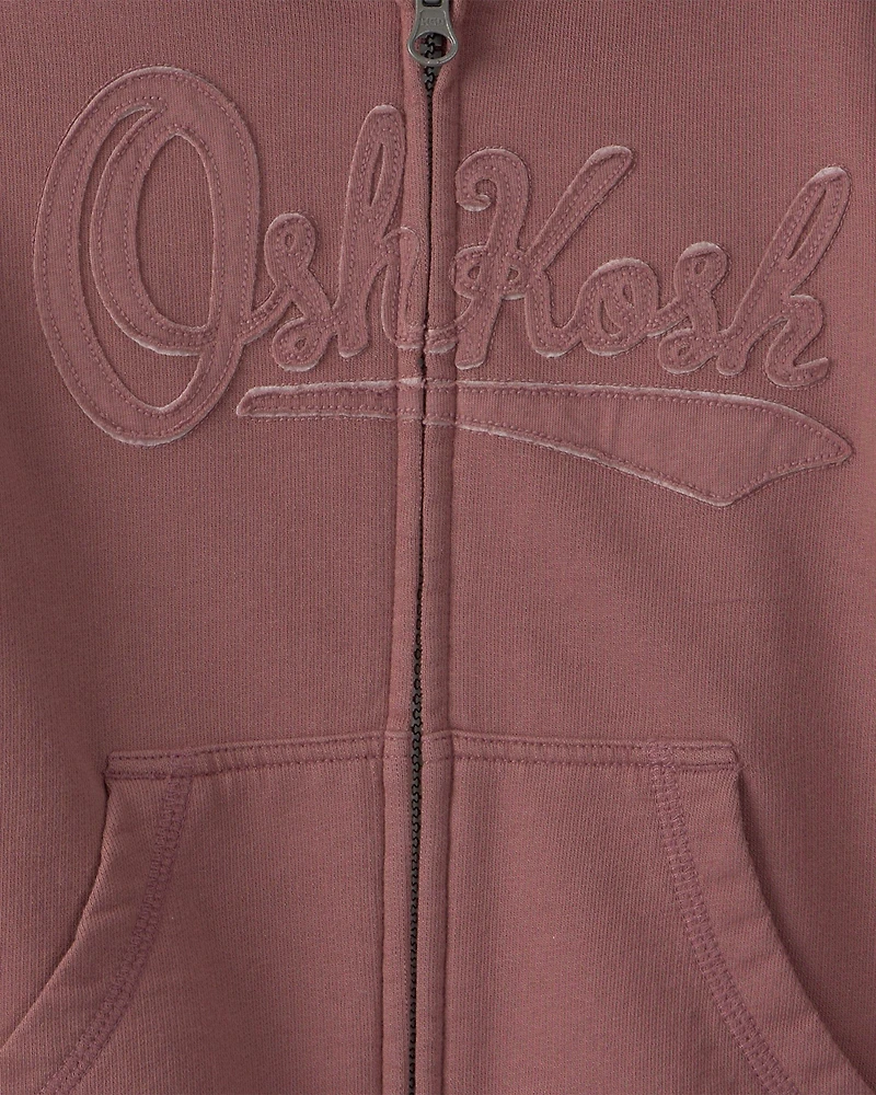 Toddler OshKosh Logo Zip-Up Hoodie