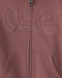 Toddler OshKosh Logo Zip-Up Hoodie