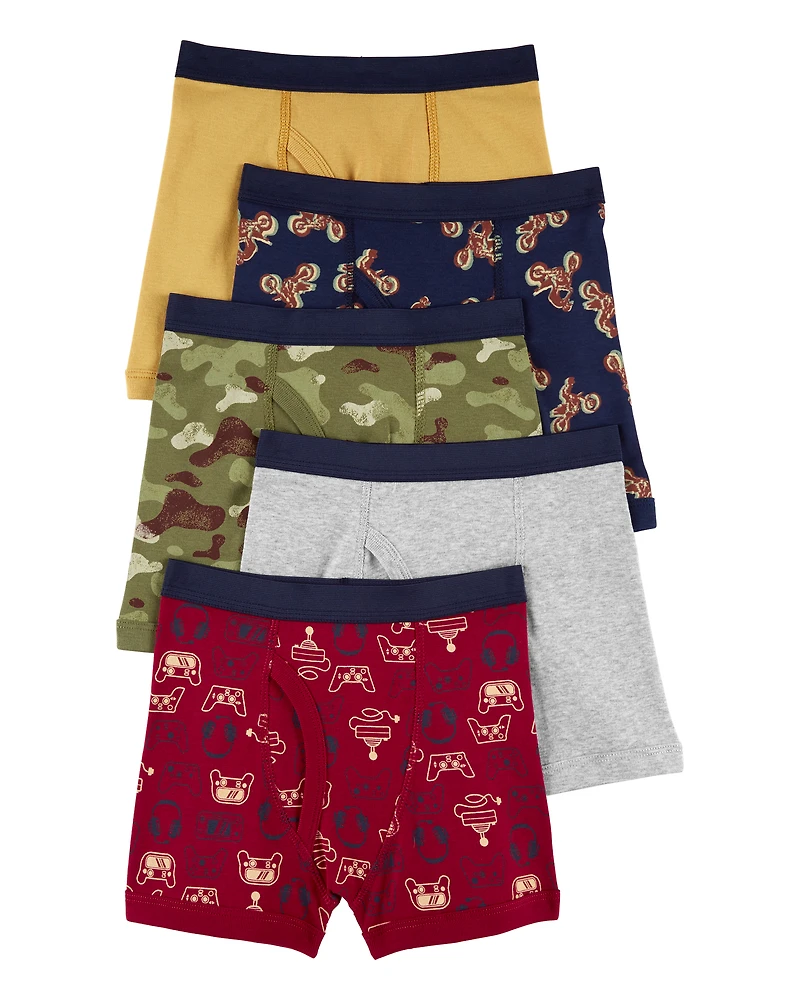 Boys 5-Pack Boxer Briefs Underwear