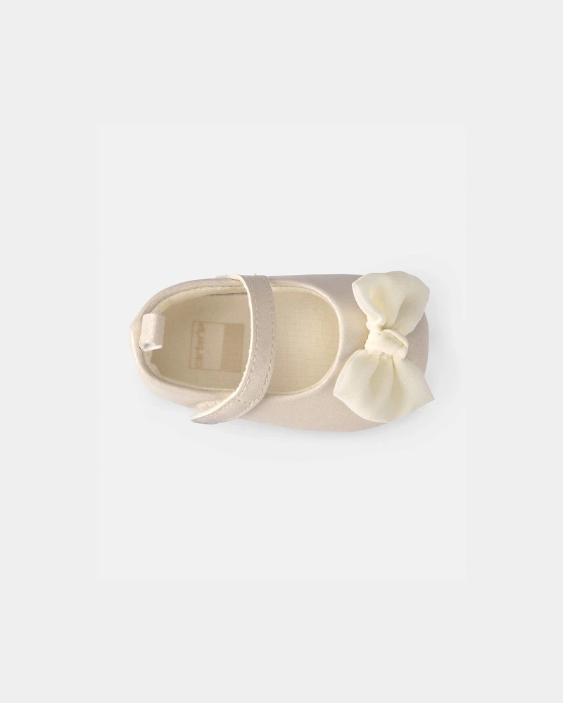 Baby Girl Mary Jane Dress Shoes - Cream