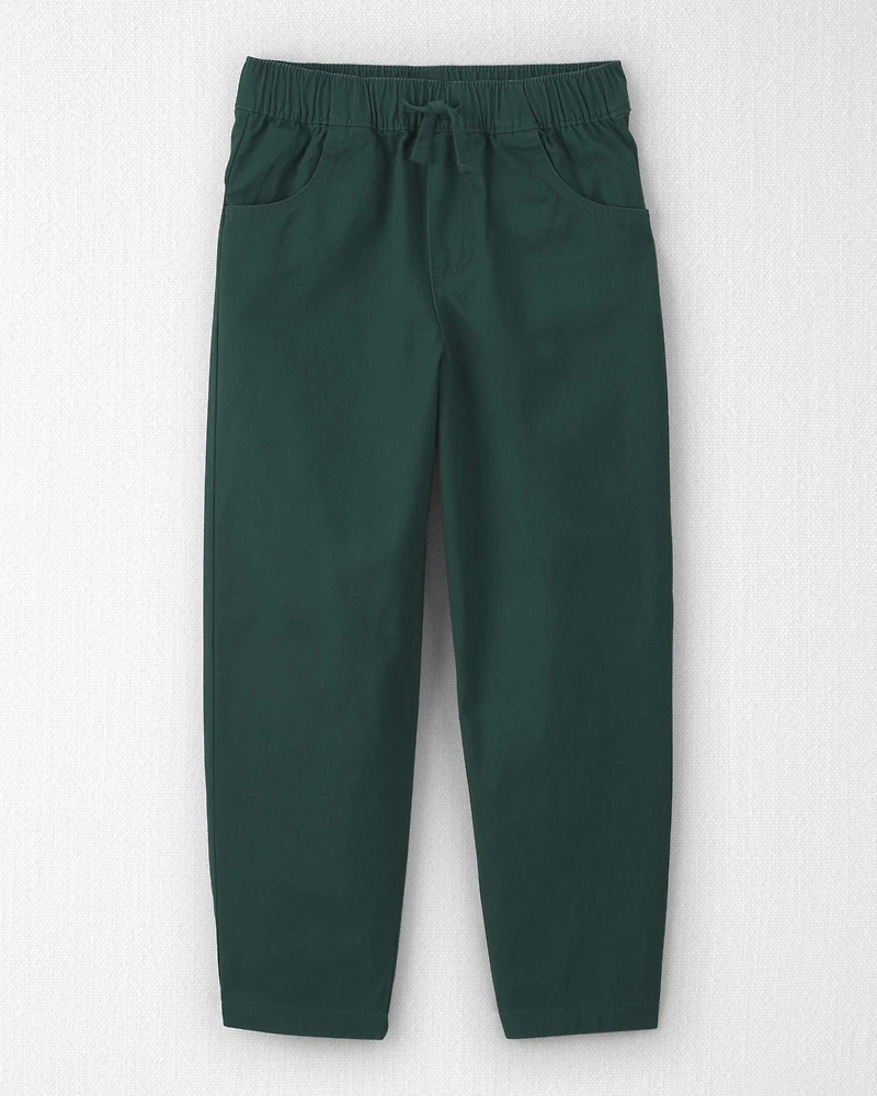 Kids Organic Cotton Baggy Twill Pants