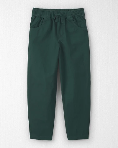 Kids Organic Cotton Baggy Twill Pants