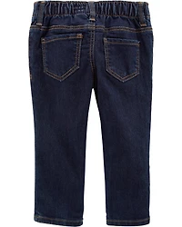 Baby Girl Dark Wash Super Skinny-Leg Jeans