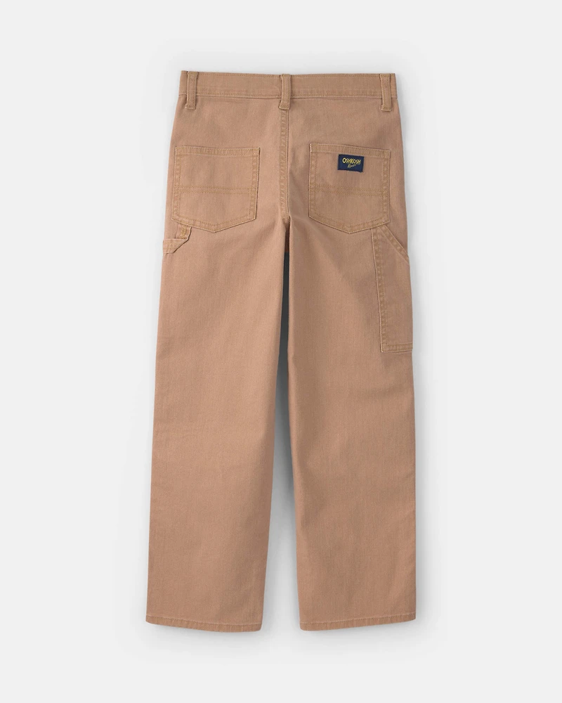 Boys Straight-Leg Pants - Khaki