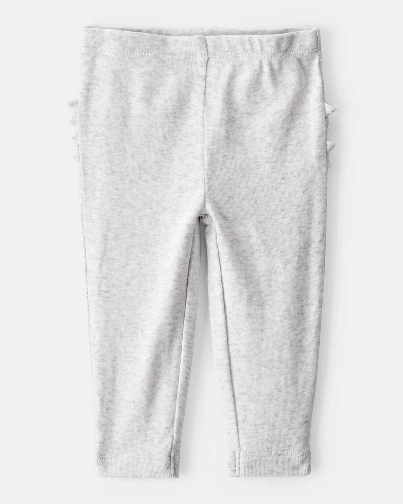 Baby 2-Pack Ruffle-Detail Cotton Pants