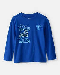 Toddler Boy Dumptruck Long-Sleeve Graphic Tee - Blue