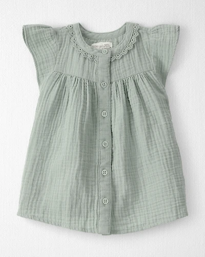 Baby Girl Organic Cotton Gauze Dress