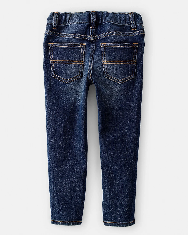 Toddler Dark Blue Wash Classic Jeans