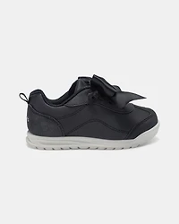 Toddler Girl Bow Slip-On Sneakers - Black
