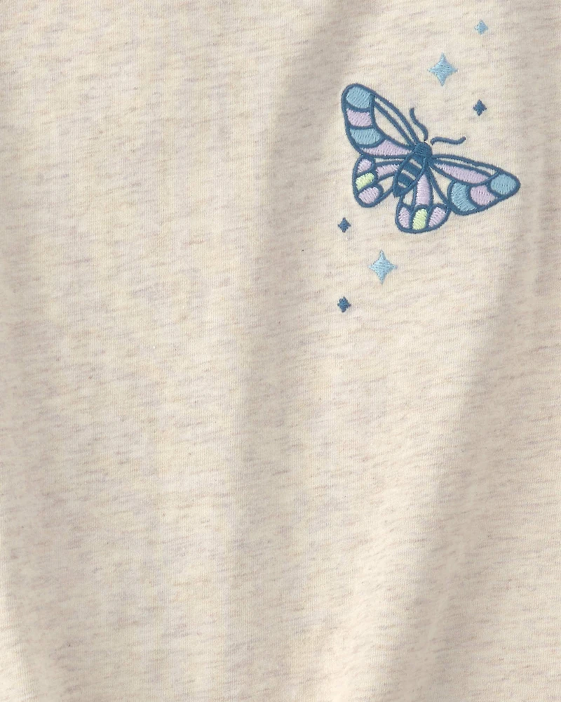 Girls 'Dream Outloud' Graphic Tee - Cream