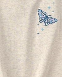 Girls 'Dream Outloud' Graphic Tee - Cream