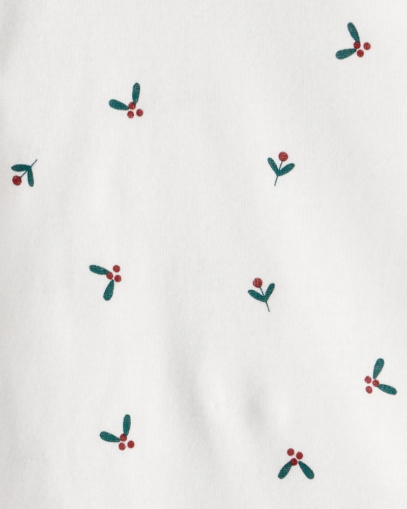 Baby Girl 3-Piece DayDream Fleece Floral Long-Sleeve Bodysuit & Pant Set - Red