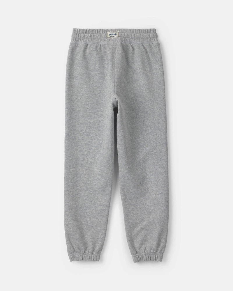 Boys French Terry Joggers - Grey