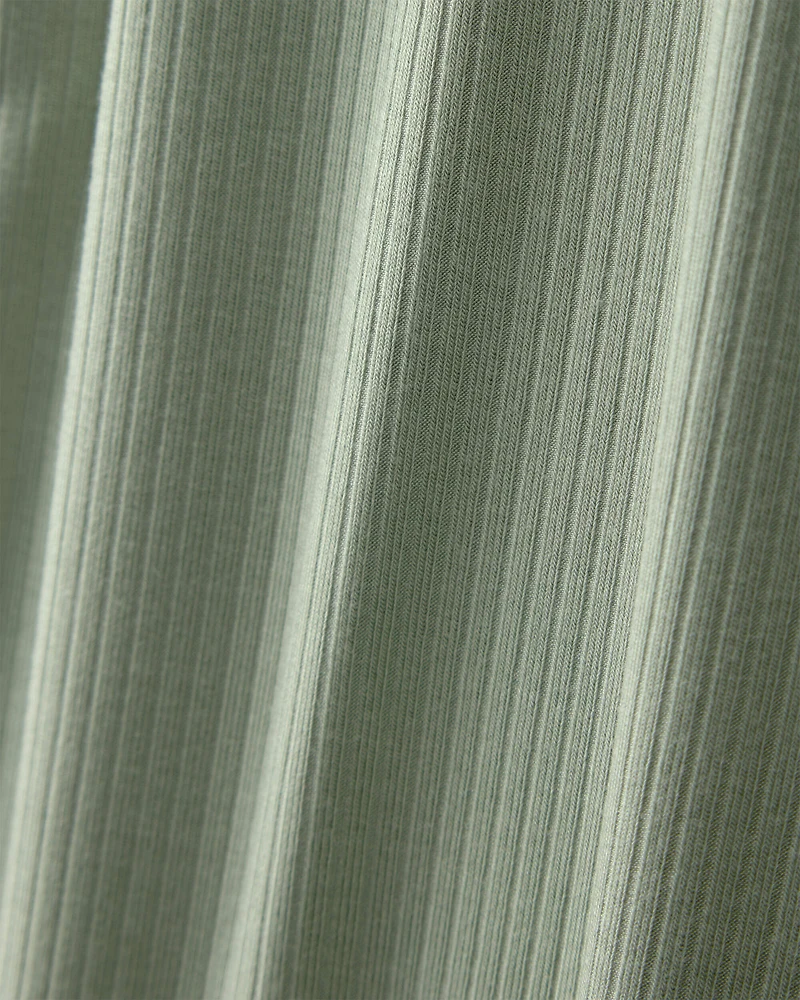 Baby PurelySoft 2-Way Zip 1-Piece Pajama - Green