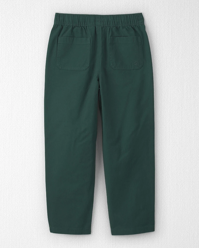 Kids Organic Cotton Baggy Twill Pants