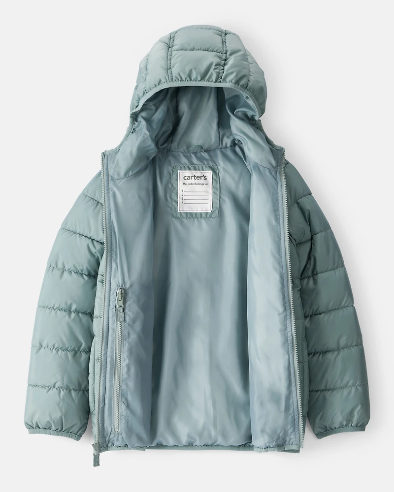 Kid Packable Hooded Puffer Jacket