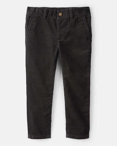 Toddler Boy Corduroy Pants - Black