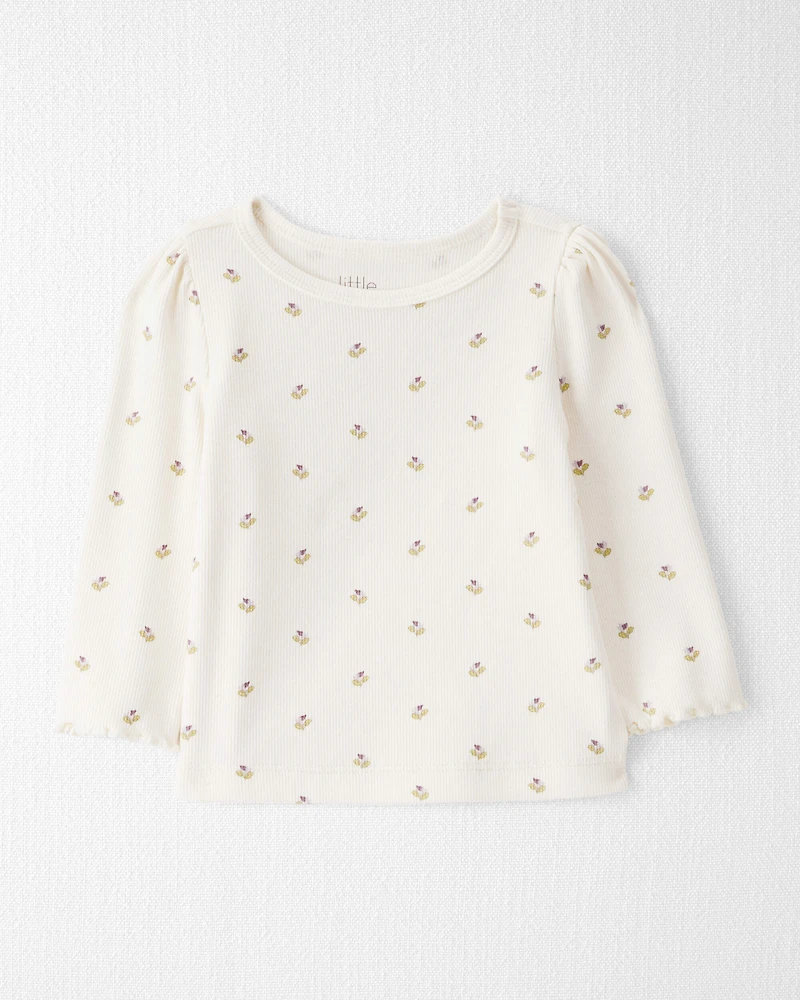 Baby Girl 2-Piece Organic Cotton Jumper Set