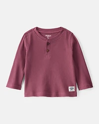 Baby Boy Long-Sleeve Henley Shirt