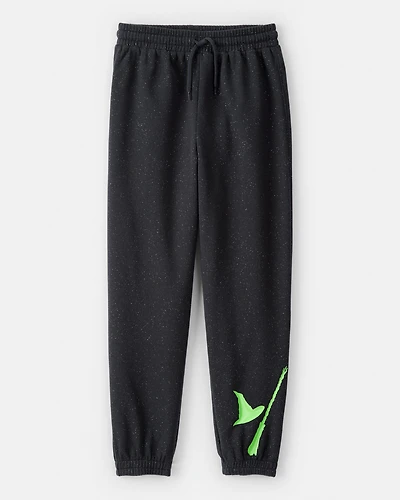 Girls Wicked Elphaba Sparkle Joggers - Black