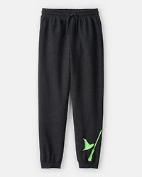 Girls Wicked Elphaba Sparkle Joggers - Black