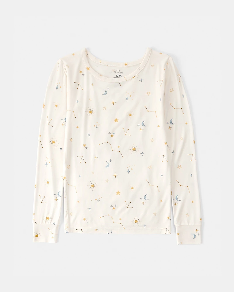 Kids Constellation PurelySoft 2-Piece Pajama Set - Cream
