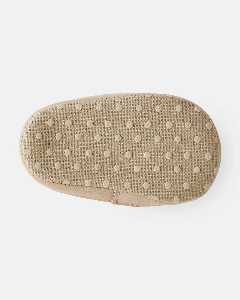 Baby Boy High-Top Casual Sneakers - Beige