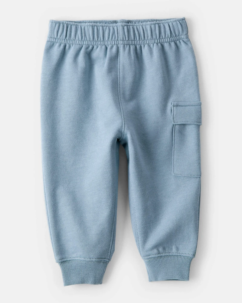 Baby Boy 2-Piece DayDream Fleece Mountain Pullover & Pant Set - Blue
