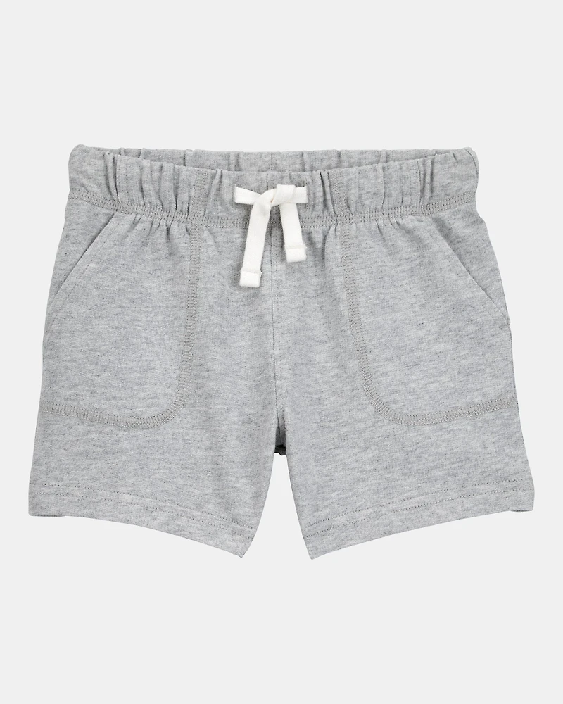 Baby 2-Piece Striped Tee & French Terry Shorts Set