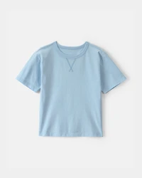 Kids Solid T-Shirt - Blue