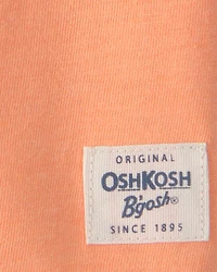 Baby Boy Short-Sleeve Henley T-Shirt - Orange