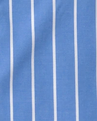 Boys Striped Loose Fit 2-Piece Pajama Set - Blue