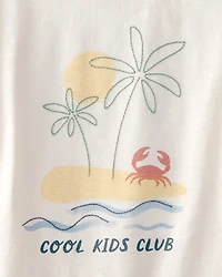 Kids Organic Cotton 'Cool Kids Club' Tee