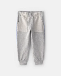 Toddler Boy 2-Piece 'Team Player' French Terry Sweatshirt & Pant Set - Grey