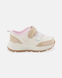 Toddler Girl Athletic Shoes - Tan/Gold