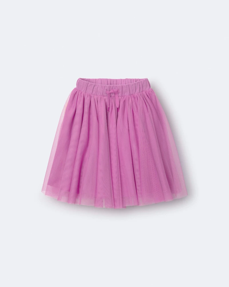 Toddler Girl Avenue Twirl™ Midi Skirt with Tulle - Purple