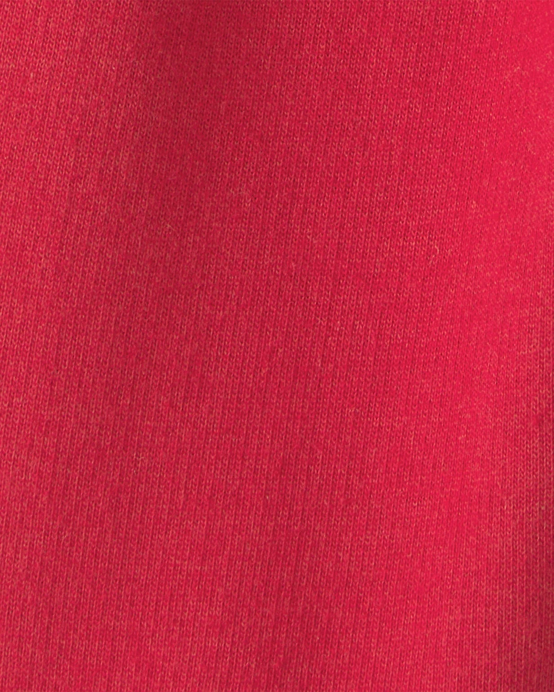 Baby Boy French Terry Pants - Red