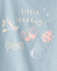 Toddler Girl Lovebug Short-Sleeve Graphic Tee - Blue