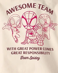Baby Boy 2-Piece ©Marvel Spider-Man Top & Short Set - Khaki