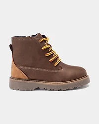 Toddler Boy Fashion Boots - Brown
