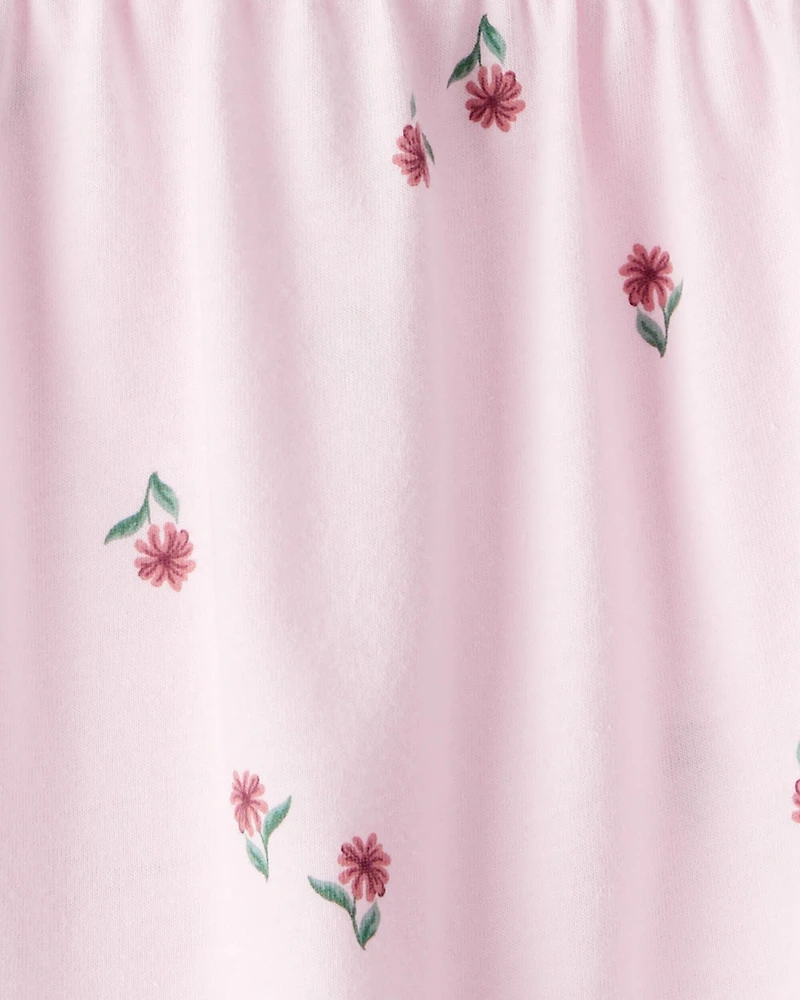 Toddler Girl Floral Top - Pink