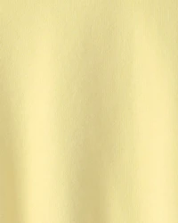 Girls French Terry Hoodie - Yellow