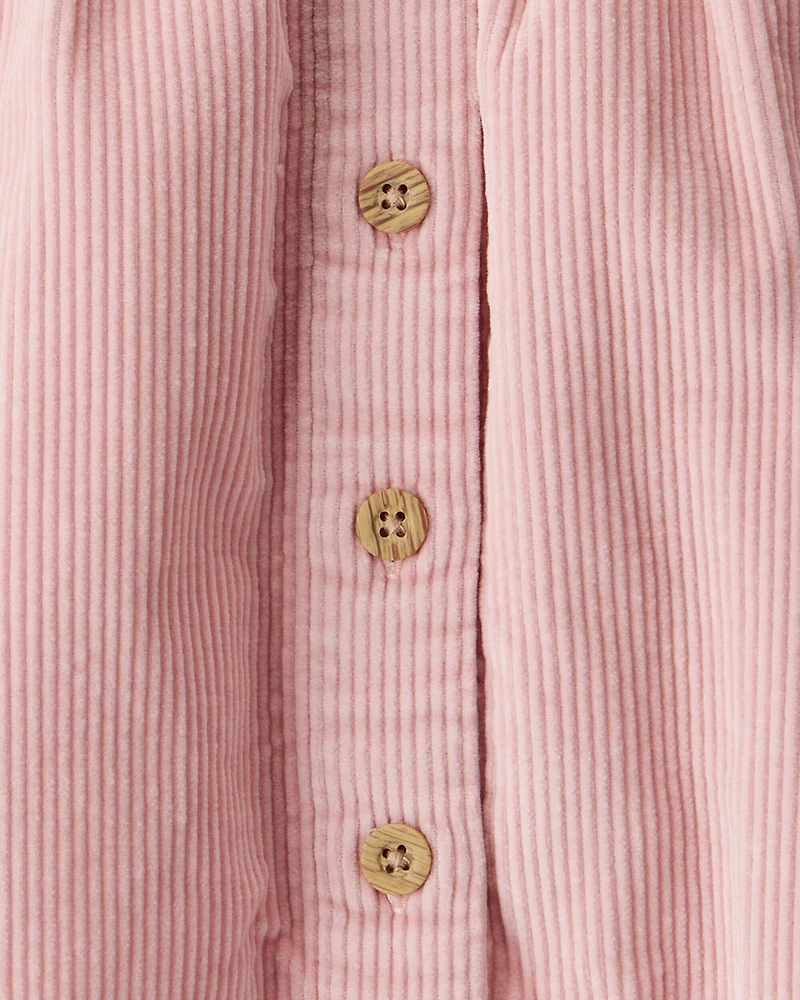 Girls Organic Cotton Corduroy Skirt