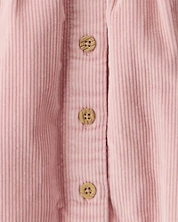 Girls Organic Cotton Corduroy Skirt