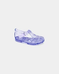 Toddler Girl Clear Sandals - Purple